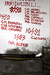 GRAFFITI DELLA COMPAGNIA GENIO SUI MURI NEL PORTO VECCHIO.