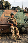 VCC DEL 1° BATTAGLIONE CARABINIERI PARACADUTISTI TUSCANIA OPERANTE IN SOMALIA.